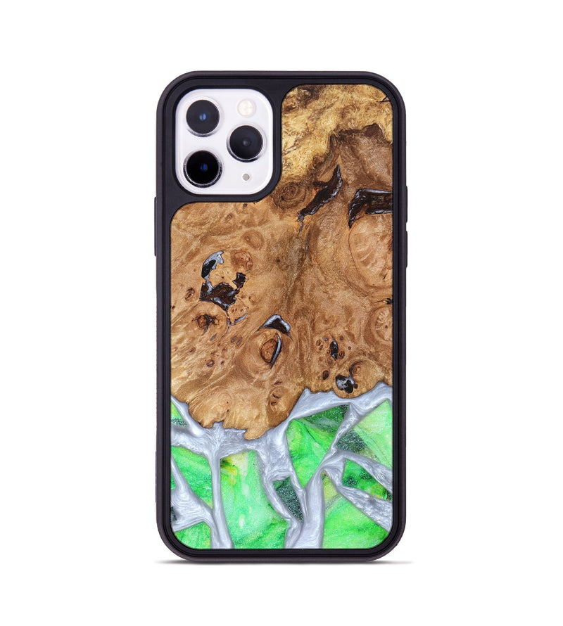 iPhone 11 Pro Wood Phone Case - Perla (Stained Glass, 821801)