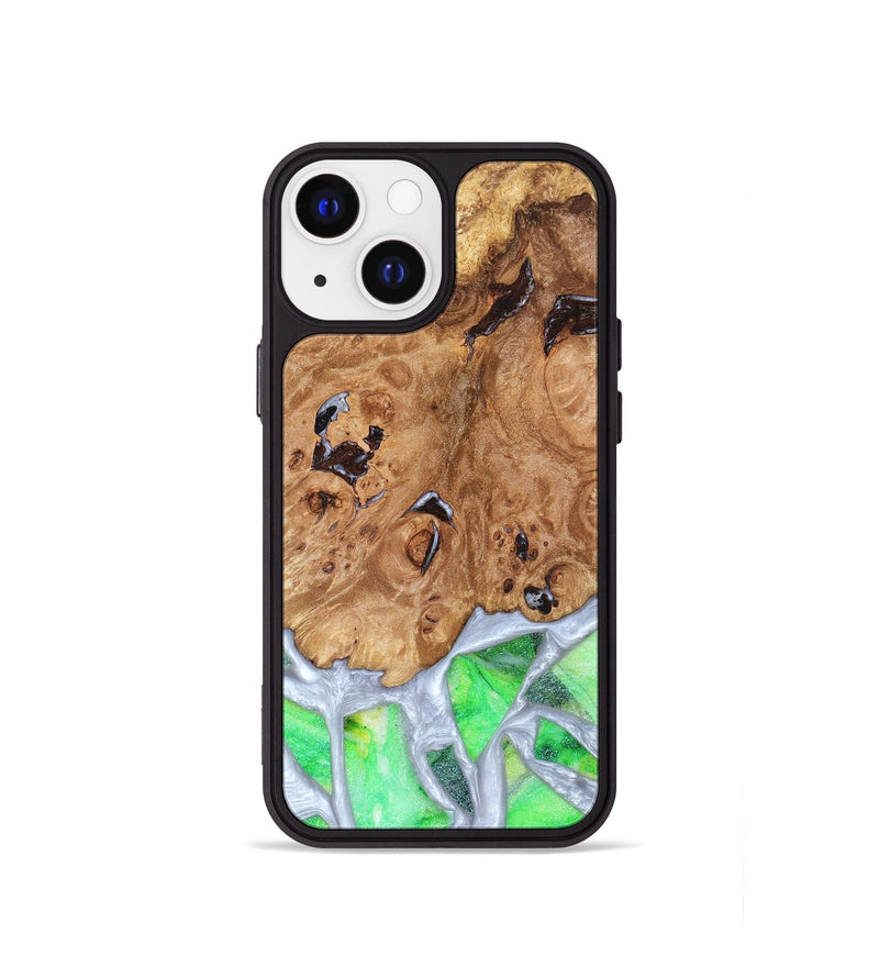 iPhone 13 mini Wood Phone Case - Perla (Stained Glass, 821801)