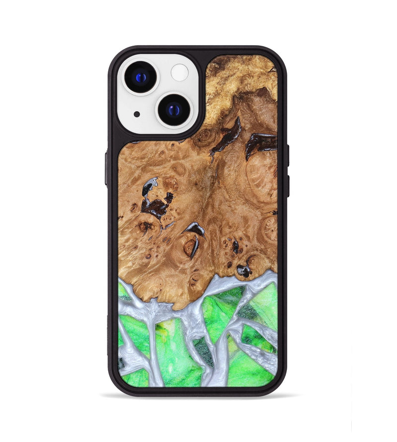 iPhone 13 Wood Phone Case - Perla (Stained Glass, 821801)