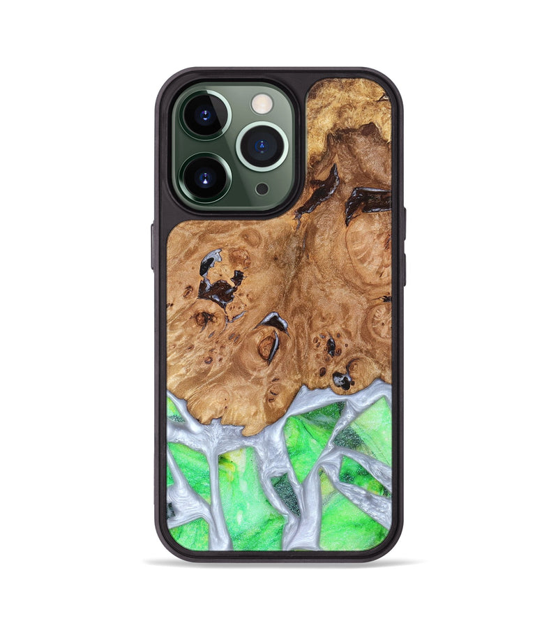 iPhone 13 Pro Wood Phone Case - Perla (Stained Glass, 821801)