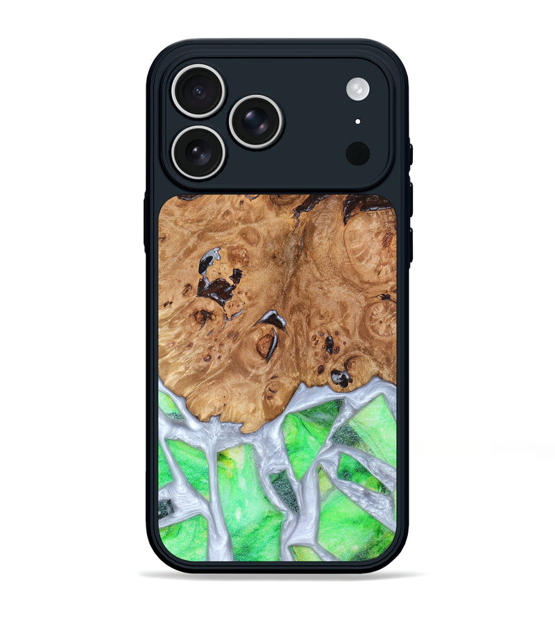 iPhone 17 Pro Max Wood Phone Case - Perla (Stained Glass, 821801)
