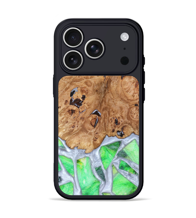 iPhone 17 Pro Wood Phone Case - Perla (Stained Glass, 821801)