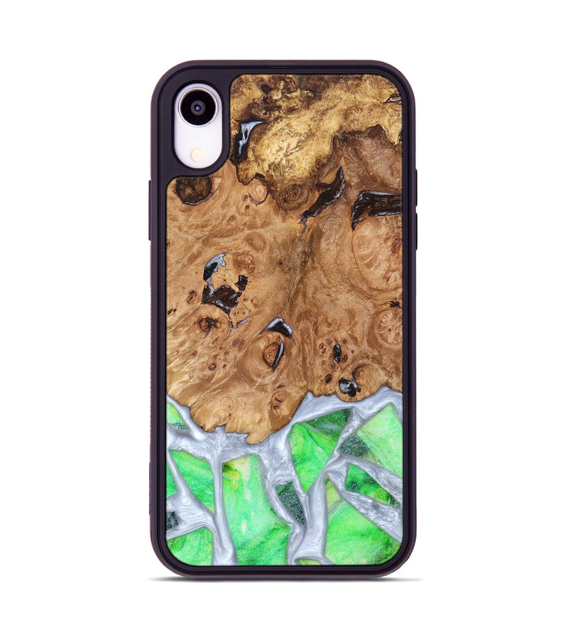 iPhone Xr Wood Phone Case - Perla (Stained Glass, 821801)
