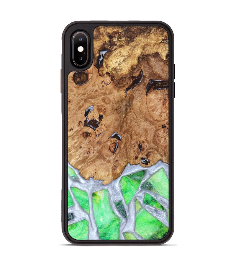 iPhone Xs Max Wood Phone Case - Perla (Stained Glass, 821801)