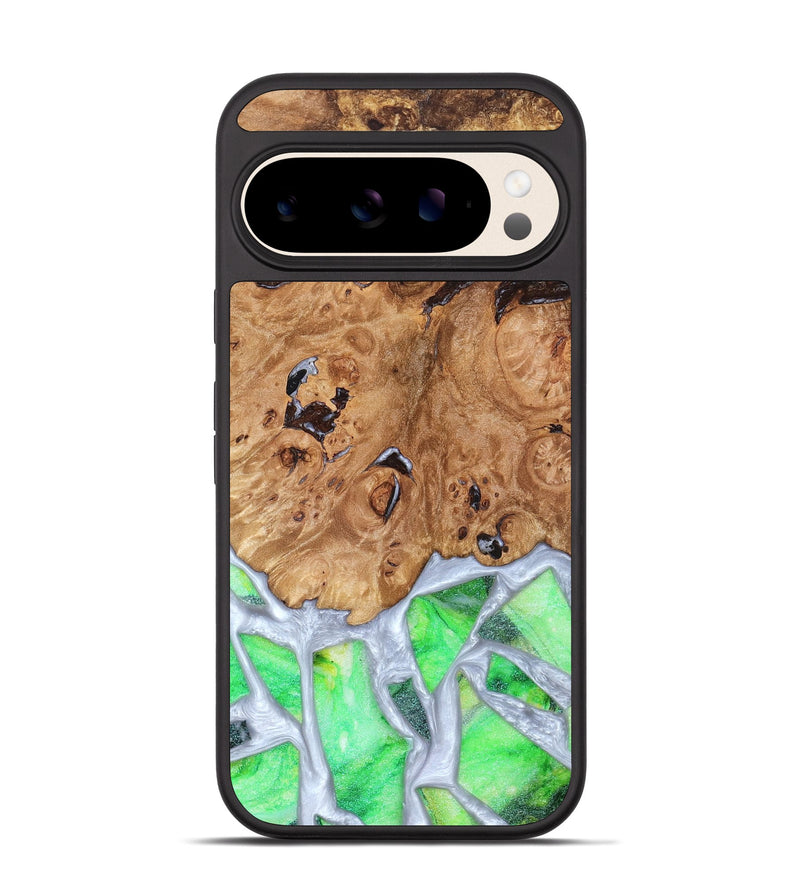 Pixel 10 Wood Phone Case - Perla (Stained Glass, 821801)