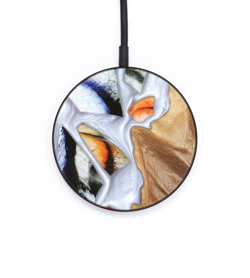 Circle Wood Wireless Charger - Dusty (Stained Glass, 821802)
