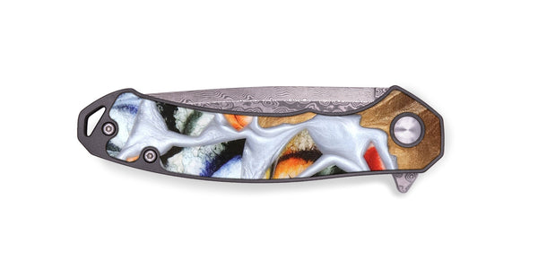 EDC Wood Pocket Knife - Dusty (Stained Glass, 821802)