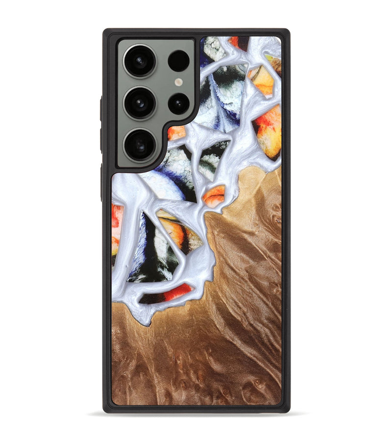 Galaxy S23 Ultra Wood Phone Case - Dusty (Stained Glass, 821802)