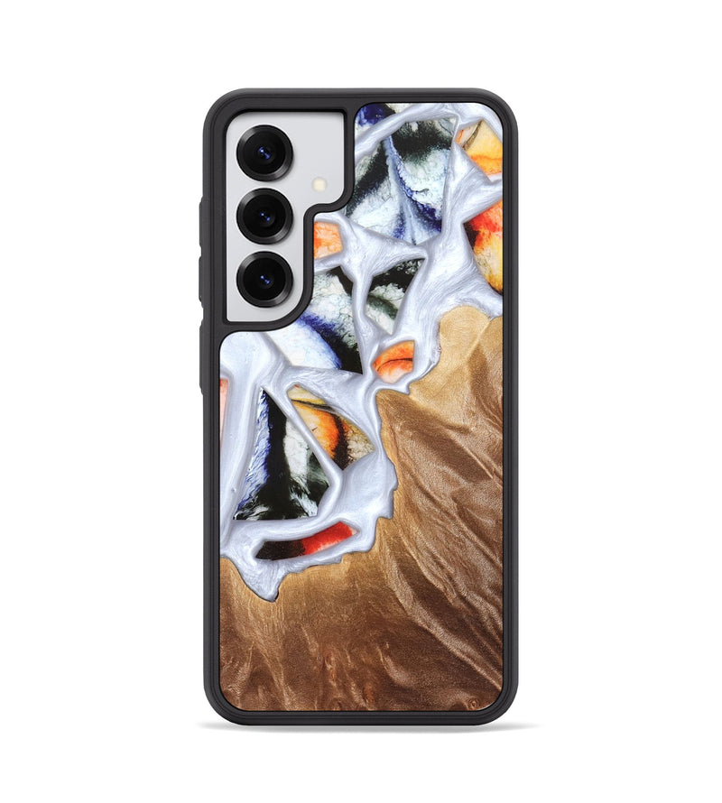 Galaxy S25 Wood Phone Case - Dusty (Stained Glass, 821802)