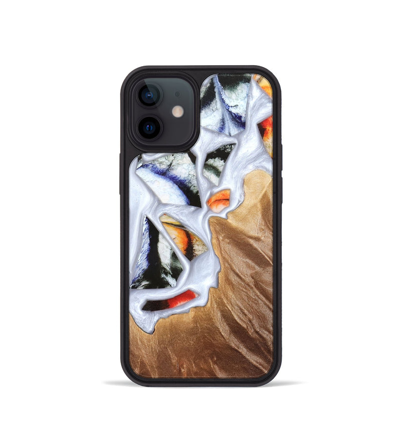 iPhone 12 mini Wood Phone Case - Dusty (Stained Glass, 821802)