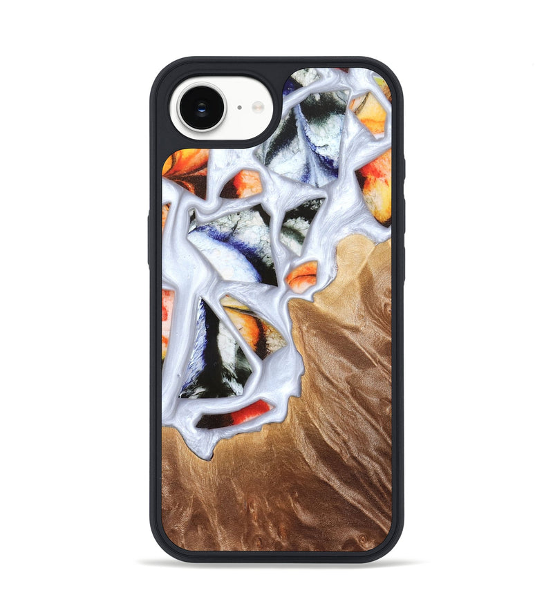 iPhone 16e Wood Phone Case - Dusty (Stained Glass, 821802)