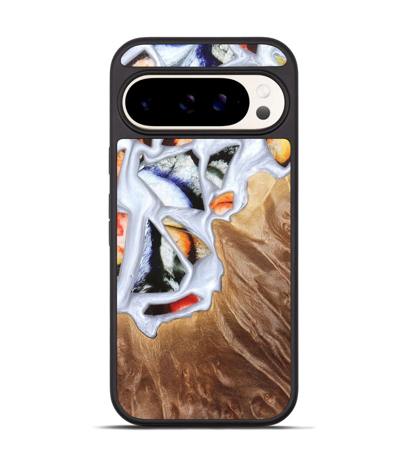Pixel 9 Pro Wood Phone Case - Dusty (Stained Glass, 821802)