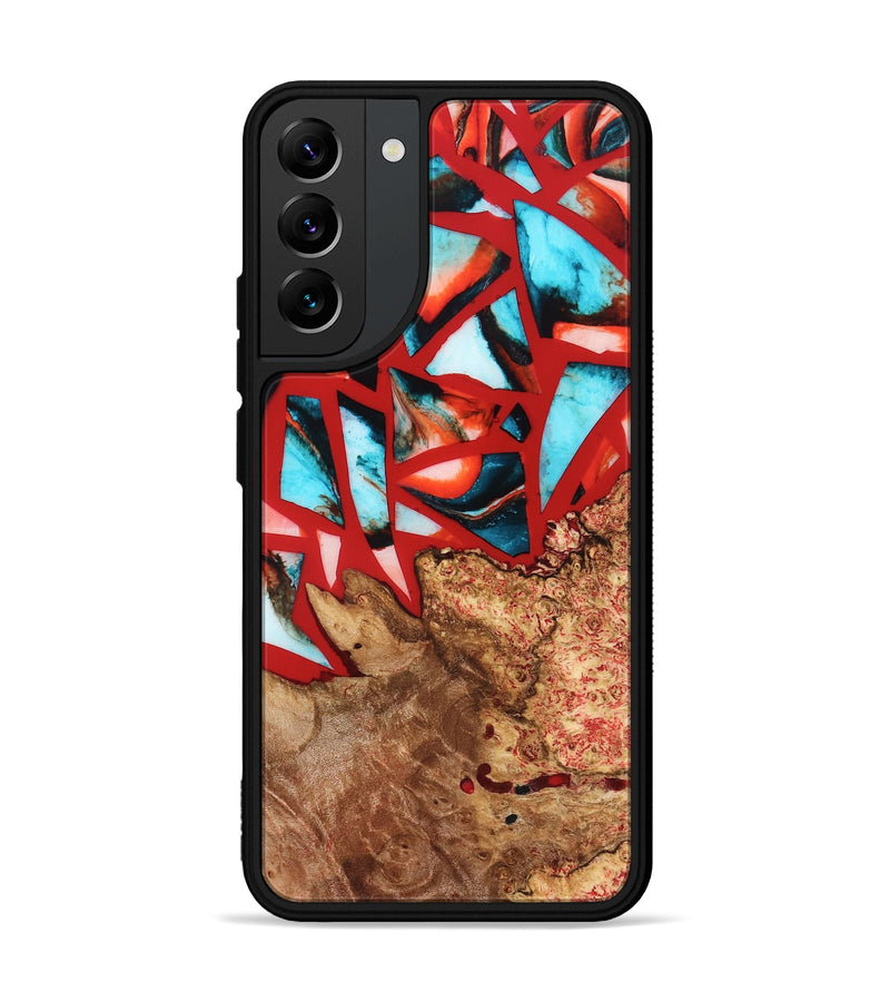 Galaxy S22 Plus Wood Phone Case - Suellen (Stained Glass, 821803)