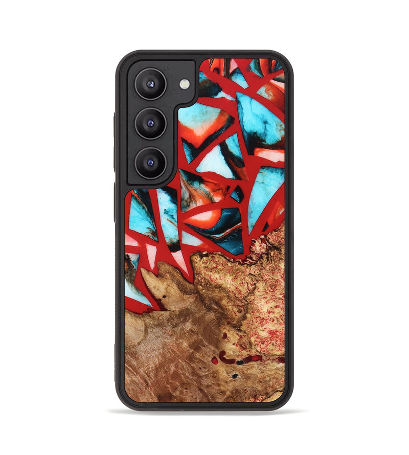Galaxy S23 Wood Phone Case - Suellen (Stained Glass, 821803)