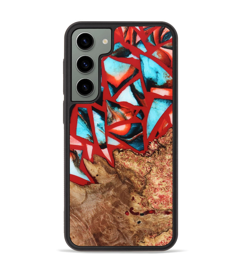 Galaxy S23 Plus Wood Phone Case - Suellen (Stained Glass, 821803)