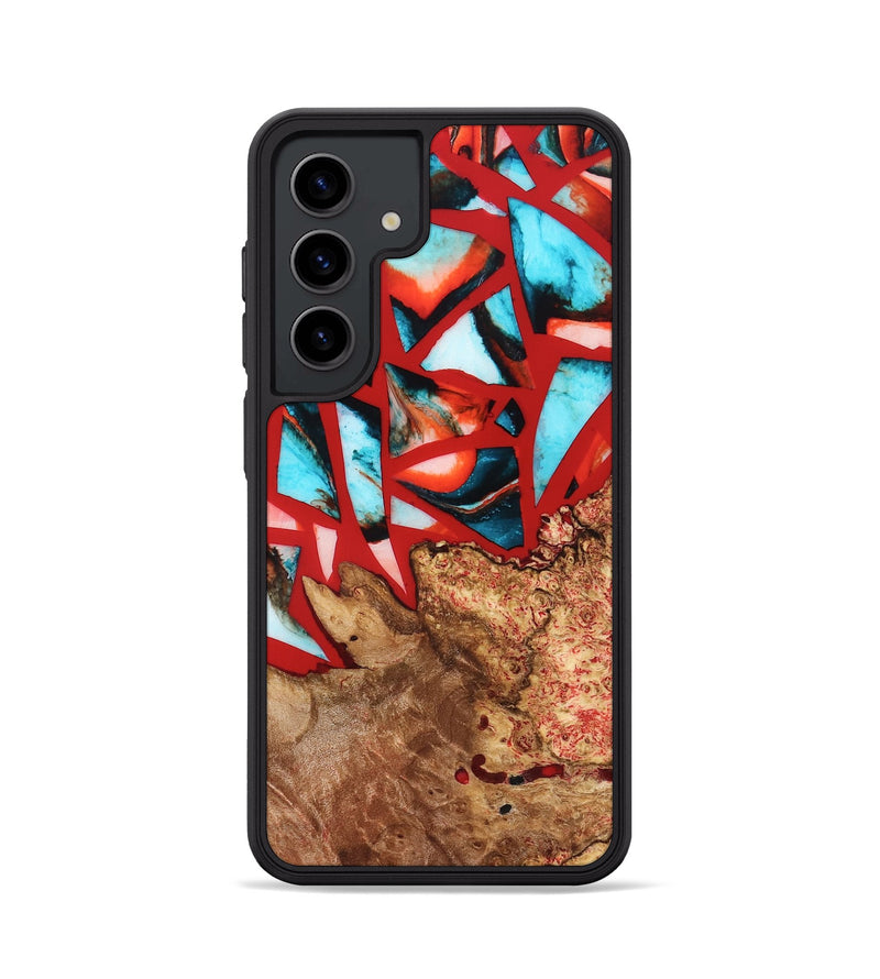 Galaxy S24 Wood Phone Case - Suellen (Stained Glass, 821803)