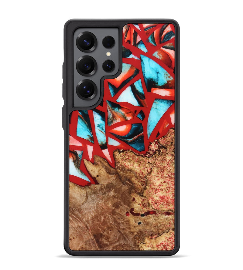 Galaxy S25 Ultra Wood Phone Case - Suellen (Stained Glass, 821803)