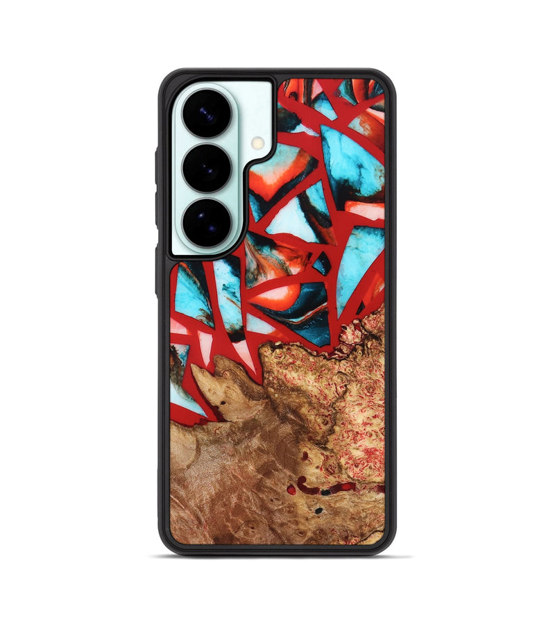 Galaxy S26 Wood Phone Case - Suellen (Stained Glass, 821803)
