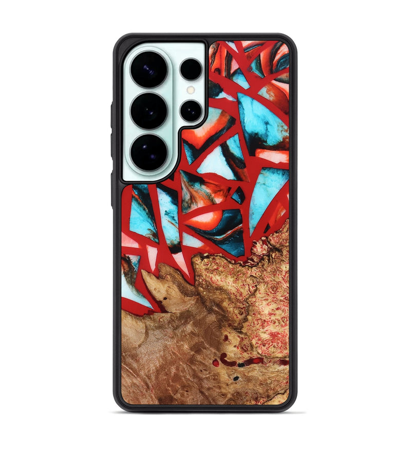 Galaxy S26 Ultra Wood Phone Case - Suellen (Stained Glass, 821803)