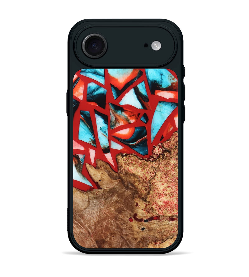 iPhone 17 Air Wood Phone Case - Suellen (Stained Glass, 821803)
