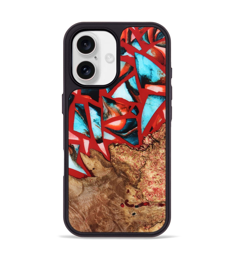 iPhone 17 Wood Phone Case - Suellen (Stained Glass, 821803)