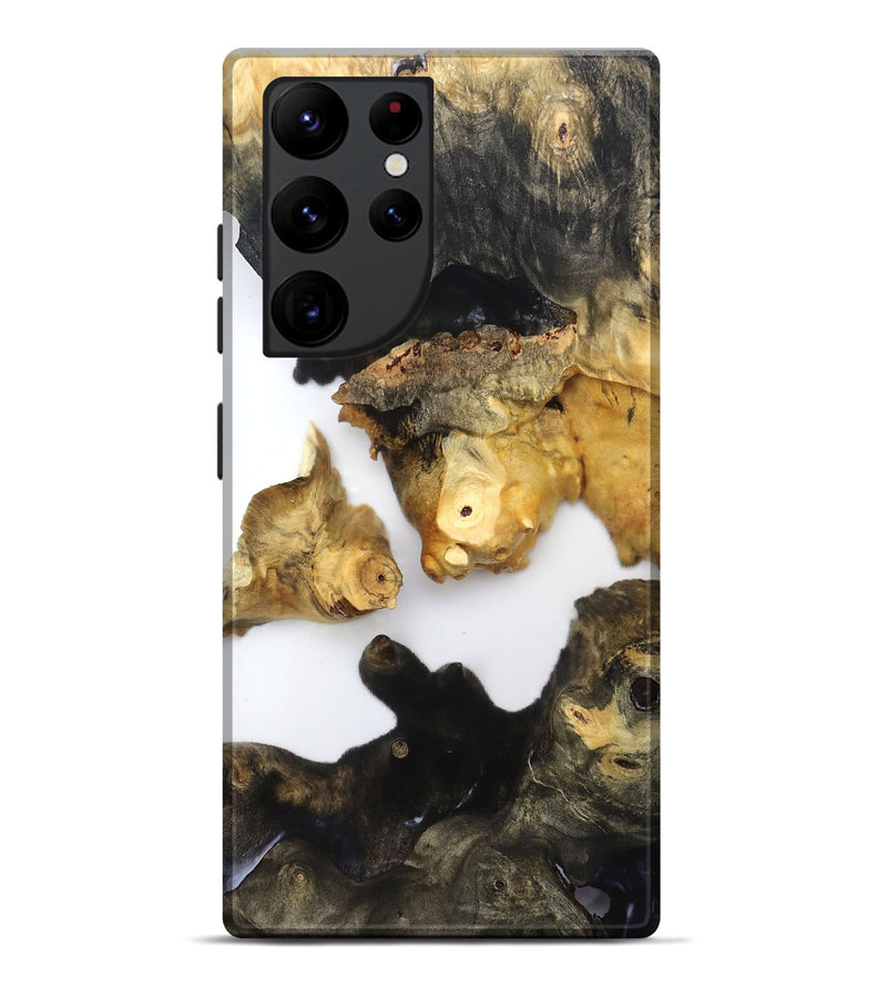 Galaxy S22 Ultra Wood Live Edge Phone Case - Dionne (Clear, 821805)