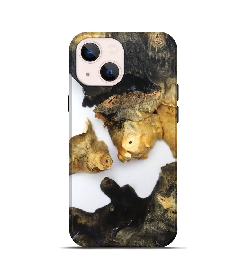 iPhone 13 mini Wood Live Edge Phone Case - Dionne (Clear, 821805)