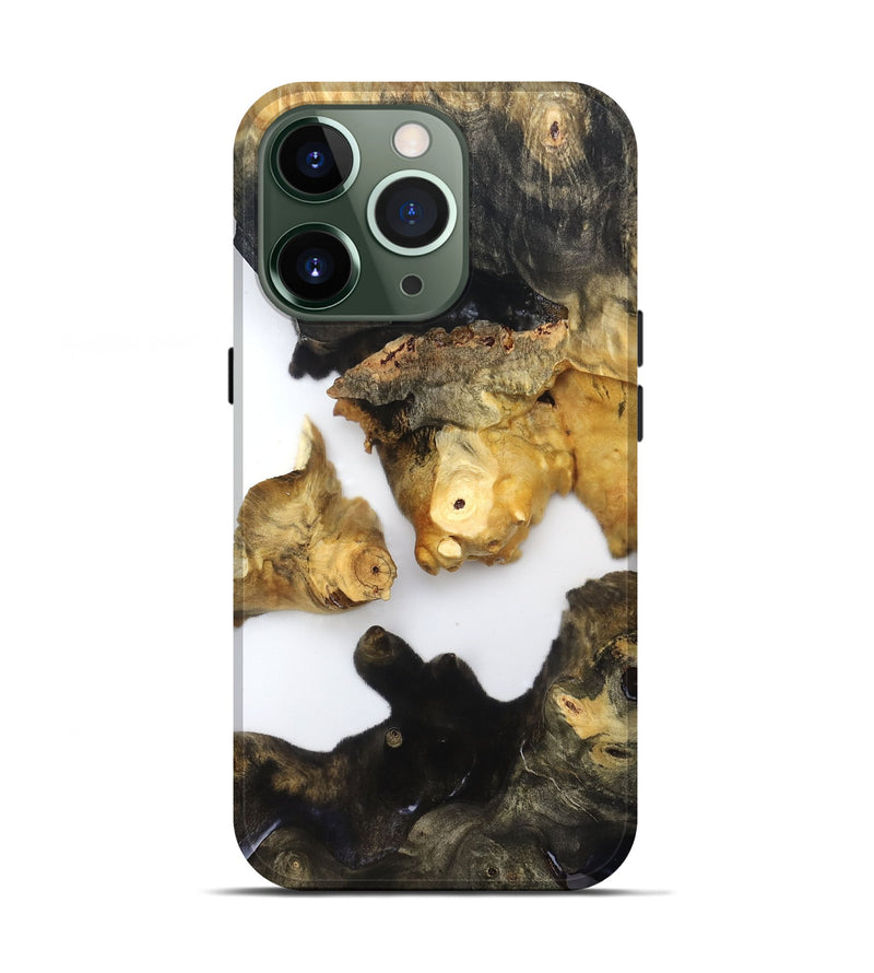 iPhone 13 Pro Wood Live Edge Phone Case - Dionne (Clear, 821805)