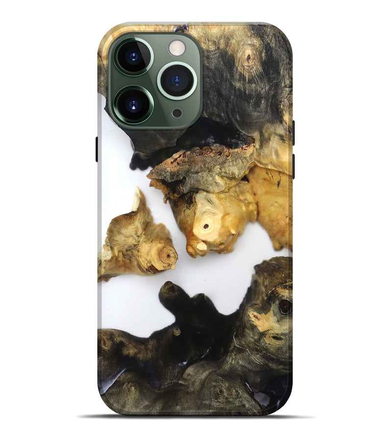 iPhone 13 Pro Max Wood Live Edge Phone Case - Dionne (Clear, 821805)
