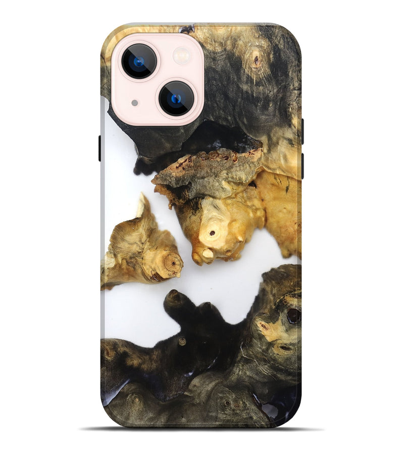 iPhone 14 Plus Wood Live Edge Phone Case - Dionne (Clear, 821805)
