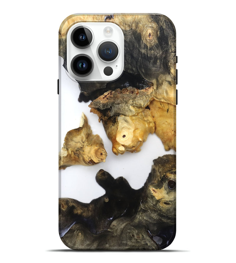 iPhone 15 Pro Max Wood Live Edge Phone Case - Dionne (Clear, 821805)