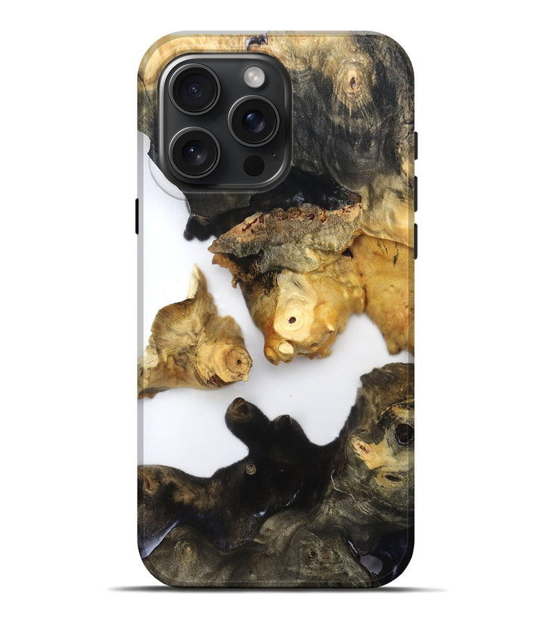 iPhone 16 Pro Max Wood Live Edge Phone Case - Dionne (Clear, 821805)