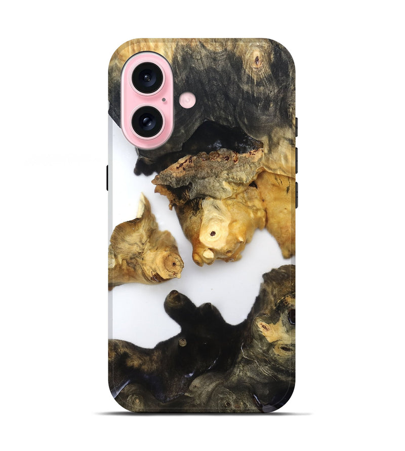 iPhone 17 Wood Live Edge Phone Case - Dionne (Clear, 821805)