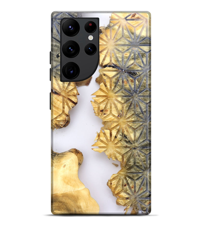 Galaxy S22 Ultra Wood Live Edge Phone Case - Leesa (Clear, 821807)
