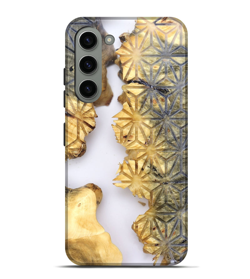 Galaxy S23 Plus Wood Live Edge Phone Case - Leesa (Clear, 821807)