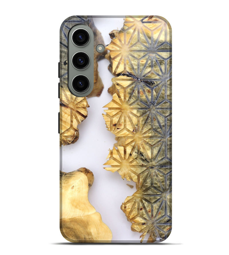 Galaxy S24 Plus Wood Live Edge Phone Case - Leesa (Clear, 821807)