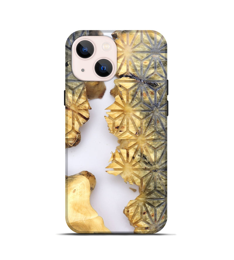 iPhone 13 mini Wood Live Edge Phone Case - Leesa (Clear, 821807)