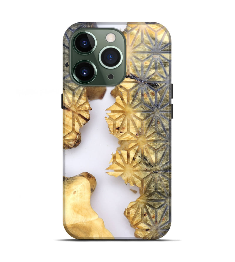 iPhone 13 Pro Wood Live Edge Phone Case - Leesa (Clear, 821807)