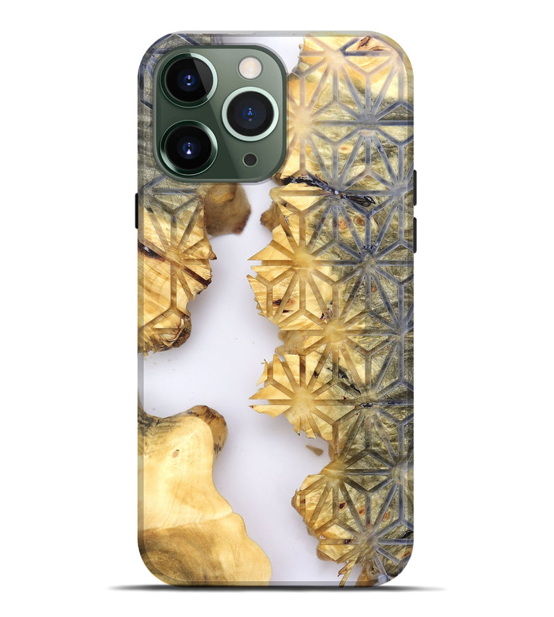 iPhone 13 Pro Max Wood Live Edge Phone Case - Leesa (Clear, 821807)