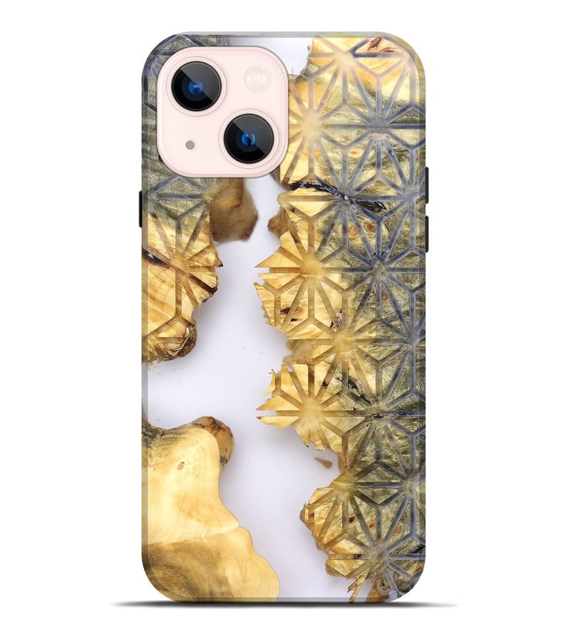iPhone 14 Plus Wood Live Edge Phone Case - Leesa (Clear, 821807)