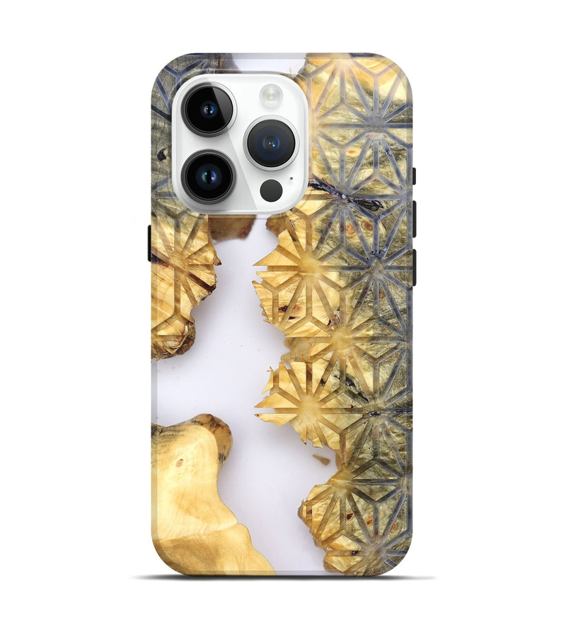 iPhone 15 Pro Wood Live Edge Phone Case - Leesa (Clear, 821807)