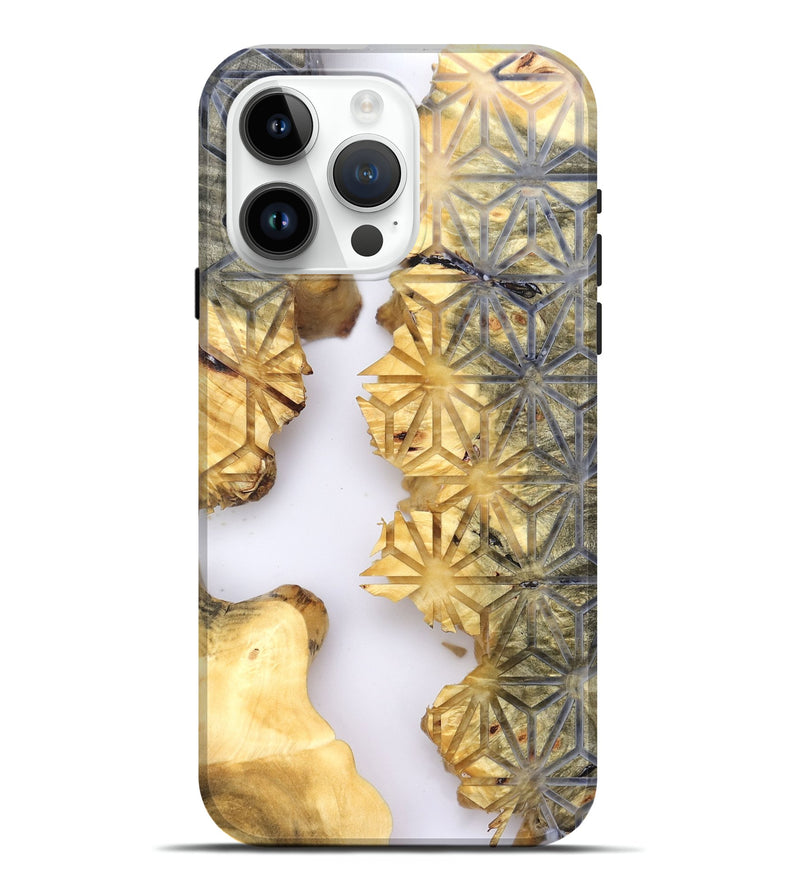 iPhone 15 Pro Max Wood Live Edge Phone Case - Leesa (Clear, 821807)