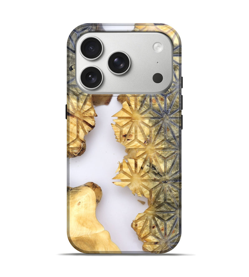 iPhone 17 Pro Wood Live Edge Phone Case - Leesa (Clear, 821807)