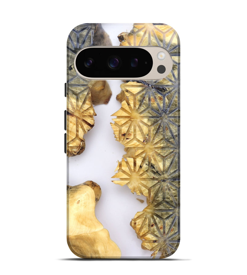 Pixel 9 Wood Live Edge Phone Case - Leesa (Clear, 821807)
