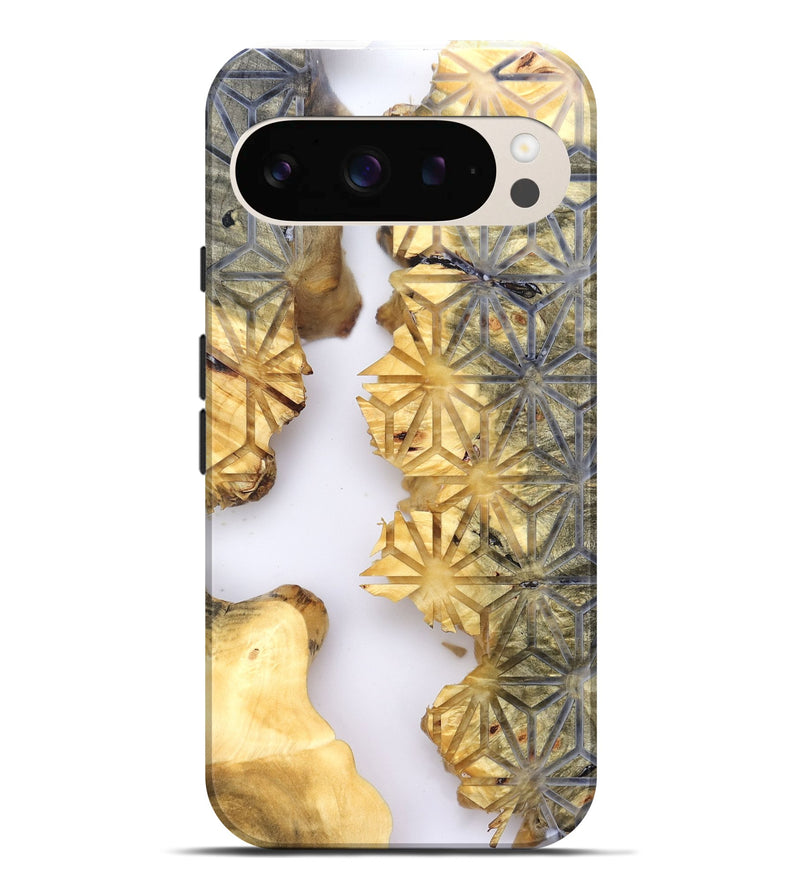 Pixel 9 Pro XL Wood Live Edge Phone Case - Leesa (Clear, 821807)