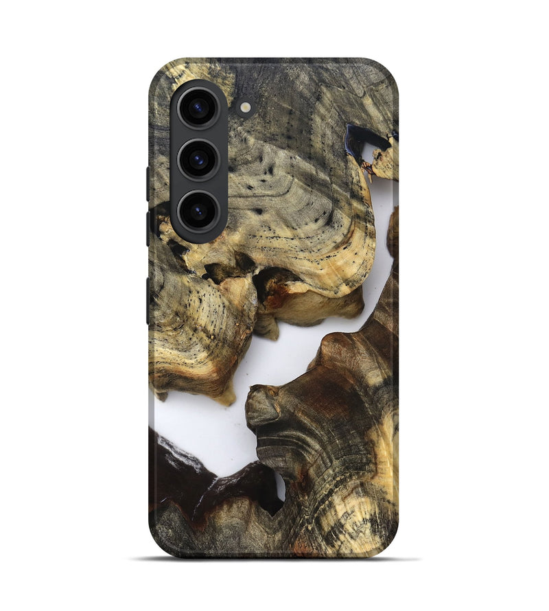 Galaxy S23 Wood Live Edge Phone Case - Bridger (Clear, 821808)