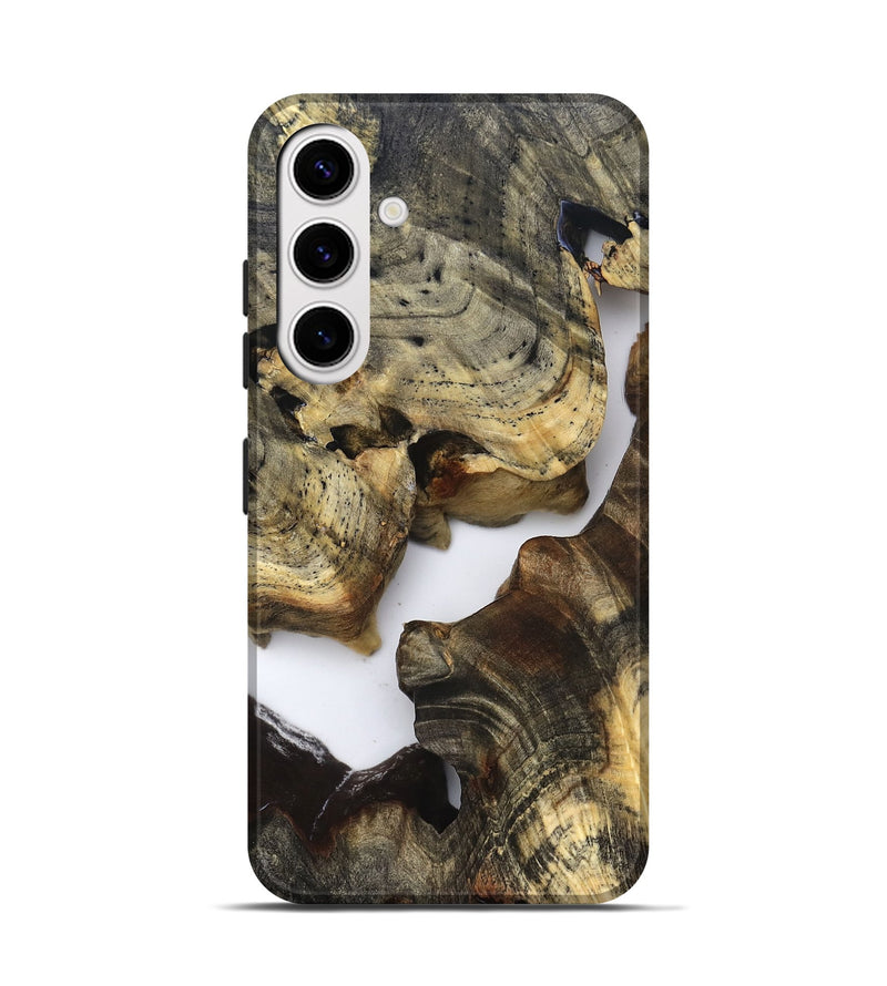 Galaxy S25 Wood Live Edge Phone Case - Bridger (Clear, 821808)