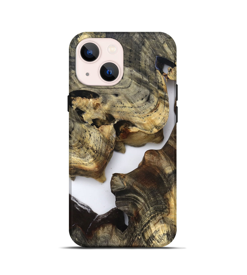 iPhone 13 mini Wood Live Edge Phone Case - Bridger (Clear, 821808)