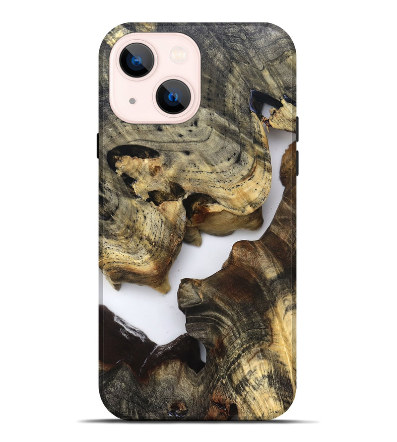 iPhone 14 Plus Wood Live Edge Phone Case - Bridger (Clear, 821808)