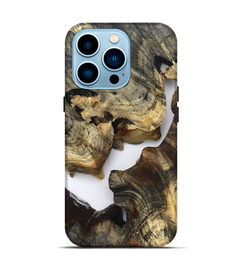 iPhone 14 Pro Wood Live Edge Phone Case - Bridger (Clear, 821808)